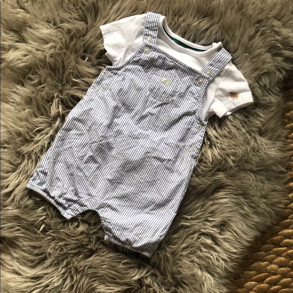 John Lewis Top & Dungarees